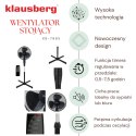 WENTYLATOR PODŁOGOWY Z PILOTEM I TIMEREM 40CM 50W KLAUSBERG KB-7885