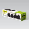 ZESTAW 4 POJEMNIKÓW NA PRZYPRAWY MAESTRO BLACK MR-20001-04CS