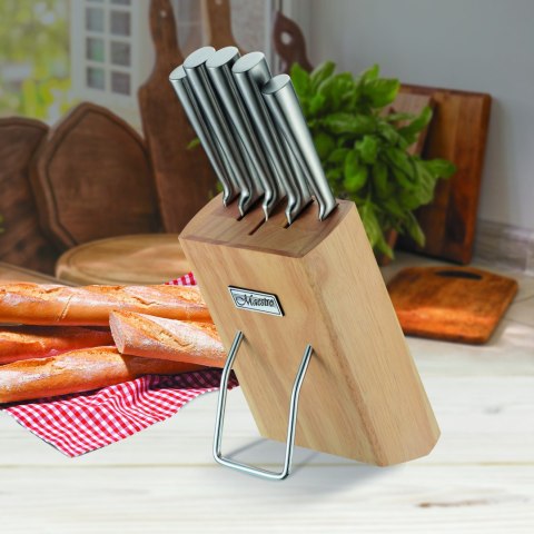 ZESTAW NOŻY KOMPLET 6 ELEMENTÓW NA STOJAKU ZE STOJAKIEM MAESTRO MR-1429