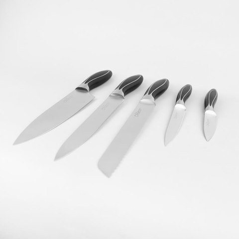 ZESTAW NOŻY KOMPLET 6 ELEMENTÓW W BLOKU ZE STOJAKIEM MAESTRO MR-1425