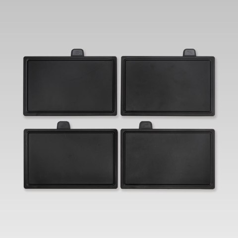 ZESTAW NOŻY Z DESKAMI KUCHENNYMI NA PODSTAWCE 10-ELE CZARNY MAESTRO MR-1412-BL