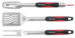 ZESTAW PRZYBORÓW DO GRILLA, 3 ELEMENTY, NARZĘDZIA DO GRILLOWANIA, KLAUSBERG KB-7899