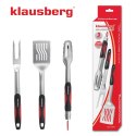 ZESTAW PRZYBORÓW DO GRILLA, 3 ELEMENTY, NARZĘDZIA DO GRILLOWANIA, KLAUSBERG KB-7899