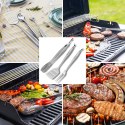 ZESTAW PRZYBORÓW DO GRILLA, 3 ELEMENTY, NARZĘDZIA DO GRILLOWANIA, KLAUSBERG KB-7900