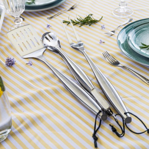 ZESTAW PRZYBORÓW DO GRILLA, 3 ELEMENTY, NARZĘDZIA DO GRILLOWANIA, KLAUSBERG KB-7900