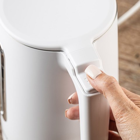 CZAJNIK ELEKTRYCZNY BEZPRZEWODOWY 1.7L BIAŁY KLAUSBERG KB-7890