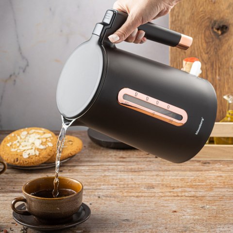 CZAJNIK ELEKTRYCZNY BEZPRZEWODOWY 1.7L CZARNY KLAUSBERG KB-7889