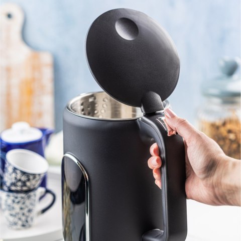 CZAJNIK ELEKTRYCZNY Z REGULACJĄ TEMPERATURY 1.7L BEZPRZEWODOWY CZARNY KLAUSBERG KB-7891