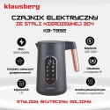 CZAJNIK ELEKTRYCZNY Z REGULACJĄ TEMPERATURY 1.7L BEZPRZEWODOWY CZARNY KLAUSBERG KB-7892
