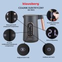 CZAJNIK ELEKTRYCZNY Z REGULACJĄ TEMPERATURY 1.7L BEZPRZEWODOWY CZARNY KLAUSBERG KB-7892
