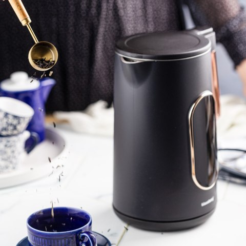 CZAJNIK ELEKTRYCZNY Z REGULACJĄ TEMPERATURY 1.7L BEZPRZEWODOWY CZARNY KLAUSBERG KB-7892