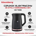 CZAJNIK ELEKTRYCZNY Z REGULACJĄ TEMPERATURY 1.7L BEZPRZEWODOWY CZARNY KLAUSBERG KB-7896