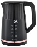CZAJNIK ELEKTRYCZNY Z REGULACJĄ TEMPERATURY 1.7L BEZPRZEWODOWY CZARNY KLAUSBERG KB-7896