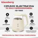CZAJNIK ELEKTRYCZNY Z REGULACJĄ TEMPERATURY MAŁY 1.0L BEZPRZEWODOWY KREMOWY KLAUSBERG KB-7893