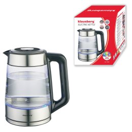 CZAJNIK ELEKTRYCZNY Z REGULACJĄ TEMPERATURY SZKLANY 1.7L KLAUSBERG KB-7888