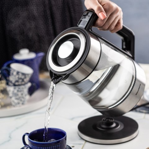 CZAJNIK ELEKTRYCZNY Z REGULACJĄ TEMPERATURY SZKLANY 1.7L KLAUSBERG KB-7888