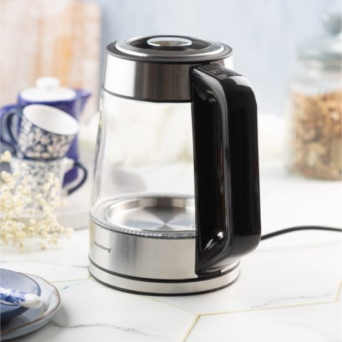 CZAJNIK ELEKTRYCZNY Z REGULACJĄ TEMPERATURY SZKLANY 1.7L KLAUSBERG KB-7888