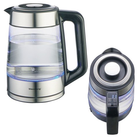 CZAJNIK ELEKTRYCZNY Z REGULACJĄ TEMPERATURY SZKLANY 1.7L KLAUSBERG KB-7888