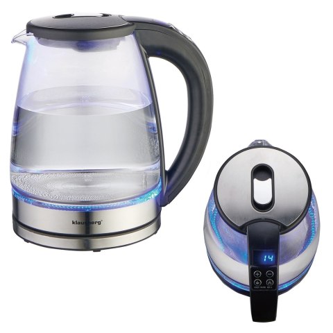 CZAJNIK ELEKTRYCZNY Z REGULACJĄ TEMPERATURY SZKLANY 1.8L KLAUSBERG KB-7887