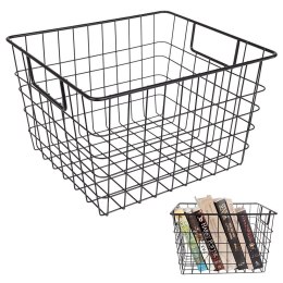 KOSZYK KOSZ NA OWOCE WARZYWA METALOWY CZARNY EXCELLENT HOUSEWARE 126049