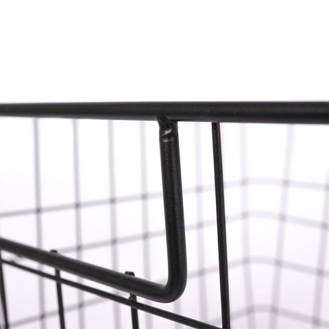 KOSZYK KOSZ NA OWOCE WARZYWA METALOWY CZARNY EXCELLENT HOUSEWARE 126049