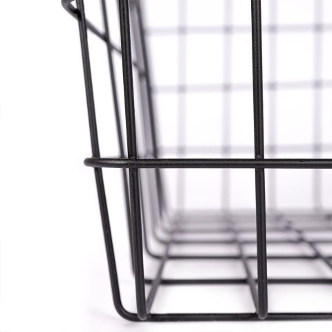 KOSZYK KOSZ NA OWOCE WARZYWA METALOWY CZARNY EXCELLENT HOUSEWARE 126049