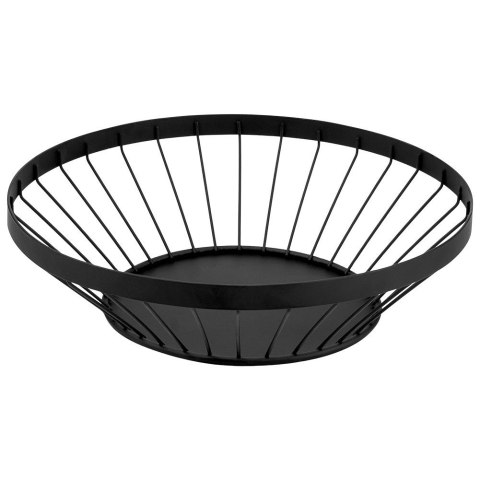 KOSZYK KOSZ NA OWOCE WARZYWA METALOWY CZARNY MISTY 28 CM NAVA 10-174-050