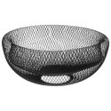 KOSZYK KOSZ NA OWOCE WARZYWA METALOWY CZARNY RADKA ORION 730553