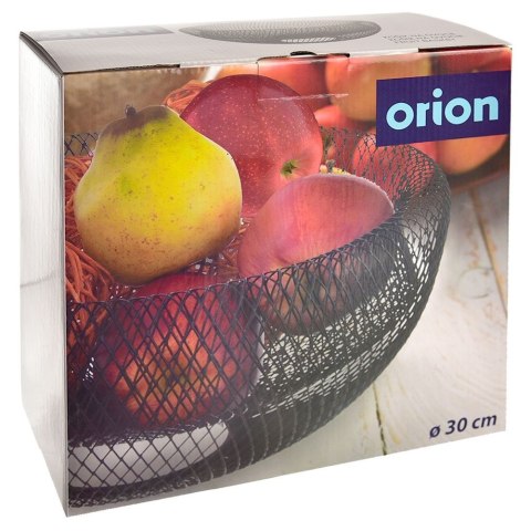 KOSZYK KOSZ NA OWOCE WARZYWA METALOWY CZARNY RADKA ORION 730553