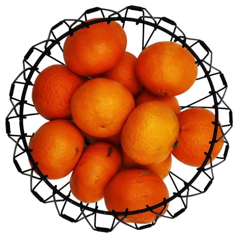 KOSZYK KOSZ NA OWOCE WARZYWA METALOWY CZARNY SKŁADANY VILDE 730131