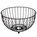 KOSZYK KOSZ NA OWOCE WARZYWA METALOWY CZARNY VILDE 229017