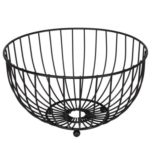 KOSZYK KOSZ NA OWOCE WARZYWA METALOWY CZARNY VILDE 229017