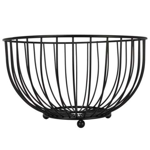 KOSZYK KOSZ NA OWOCE WARZYWA METALOWY CZARNY VILDE 229017