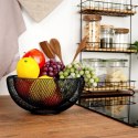 KOSZYK KOSZ NA OWOCE WARZYWA METALOWY CZARNY VILDE 229069