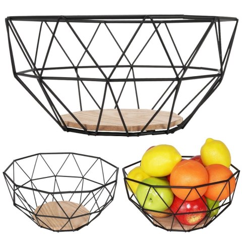 KOSZYK KOSZ NA OWOCE WARZYWA METALOWY METALOWY VILDE 229018