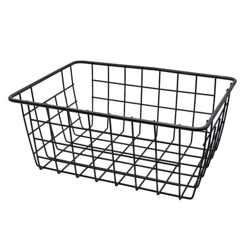 KOSZYK KOSZ NA OWOCE WARZYWA METALOWY POJEMNIK CZARNY 24X18X10CM LOFT HIT 730156