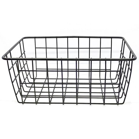 KOSZYK KOSZ NA OWOCE WARZYWA METALOWY POJEMNIK CZARNY 24X18X10CM LOFT HIT 730156