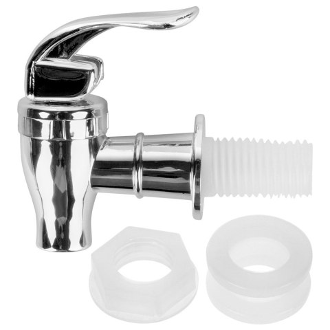 KRANIK KRAN DO SŁOJA SŁOIKA DYSTRYBUTORA NA NAPOJE SREBRNY VILDE 139666