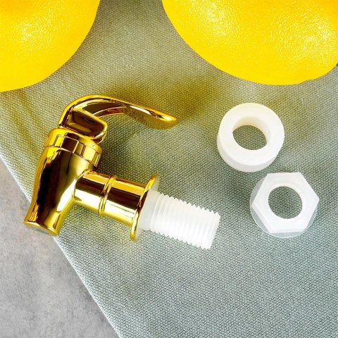 KRANIK KRAN DO SŁOJA SŁOIKA DYSTRYBUTORA NA NAPOJE ZŁOTY VILDE 139667