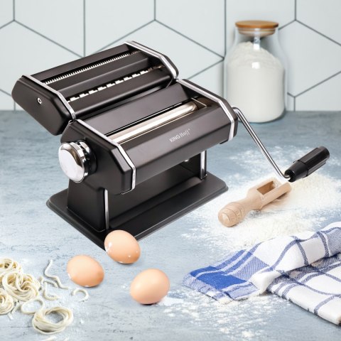 MASZYNKA 2 W 1 DO CIASTA I MAKARONU CZARNA KINGHOFF KH-1927