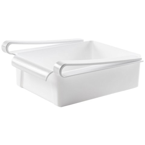 ORGANIZER DO LODÓWKI POJEMNIK POD PÓŁKĘ BIAŁY 16.5X15.5X6.5CM VILDE 121625