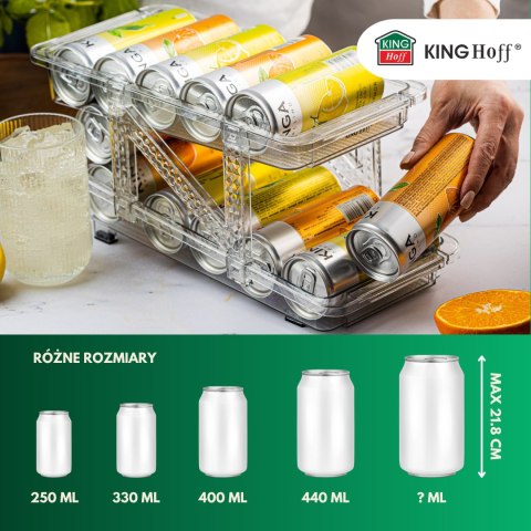 ORGANIZER DO PRZECHOWYWANIA PUSZEK 2-POZIOMOWY NA PUSZKI KINGHOFF KH-1944