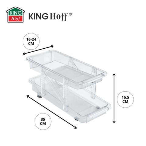 ORGANIZER DO PRZECHOWYWANIA PUSZEK 2-POZIOMOWY NA PUSZKI KINGHOFF KH-1944