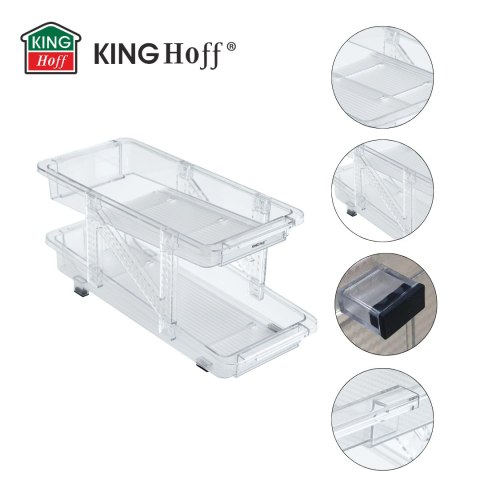 ORGANIZER DO PRZECHOWYWANIA PUSZEK 2-POZIOMOWY NA PUSZKI KINGHOFF KH-1944