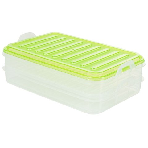 POJEMNIK NA WĘDLINY I SERY 2-POZIOMOWY PIĘTROWY 2X750 ML EXCELLENT HOUSEWARE 122608