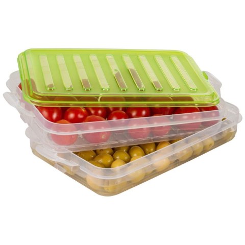 POJEMNIK NA WĘDLINY I SERY 2-POZIOMOWY PIĘTROWY 2X750 ML EXCELLENT HOUSEWARE 122608