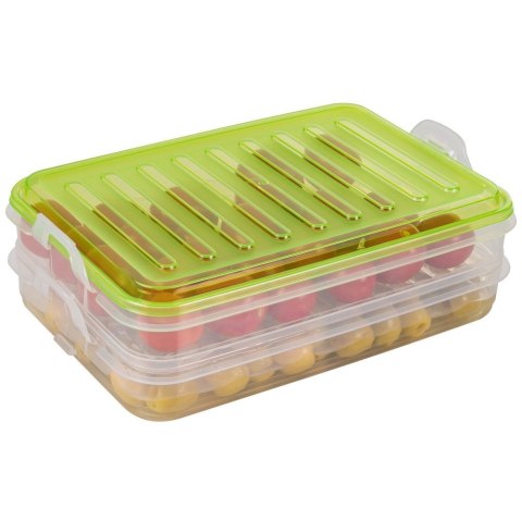 POJEMNIK NA WĘDLINY I SERY 2-POZIOMOWY PIĘTROWY 2X750 ML EXCELLENT HOUSEWARE 122608