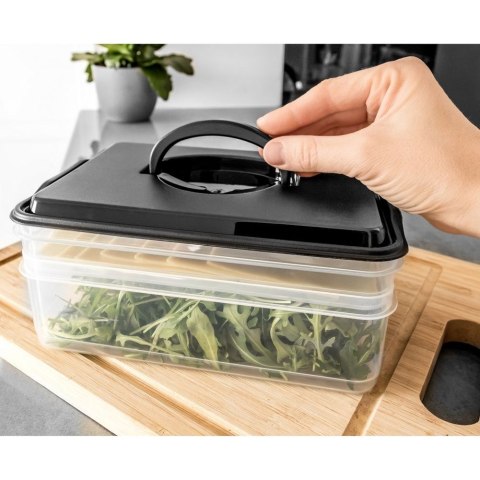 POJEMNIK NA WĘDLINY I SERY 2-POZIOMOWY PIĘTROWY 600 ML / 1.5L VILDE 122602