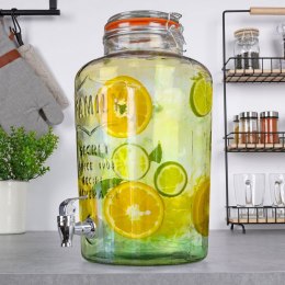 SŁÓJ SŁOIK DO NAPOJÓW Z KRANIKIEM 8L ELEGANCE CUISINE 139347