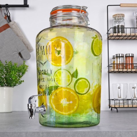 SŁÓJ SŁOIK DO NAPOJÓW Z KRANIKIEM 8L ELEGANCE CUISINE 139347